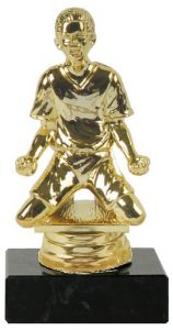 M38044 Fussball Pokal-Figur mit Marmorsockel | 10,8 cm