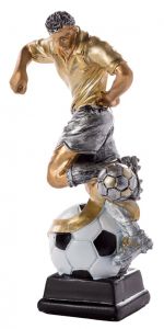 39315 Fussball Pokalfigur inkl. Gravur | 18,0 cm