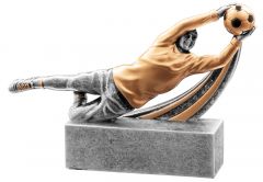 39802 Fussball - Torhüter Pokalfigur inkl. Beschriftung | 8,4 cm