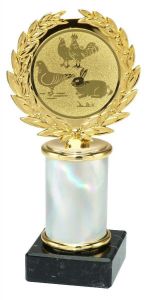900.02.376 Kleintierzucht Pokal inkl. Beschriftung | Serie 3 Stck.