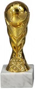 A56201 Fussball-Pokal inkl. Emblem u. Beschriftung | 17,0 cm