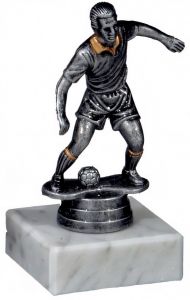 A59853 Fussball Figur mit Marmorsockel 12,0 cm | montiert