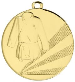 D112D.SM Judo Medaille 50 mm Ø inkl. Band / Kordel| unmontiert