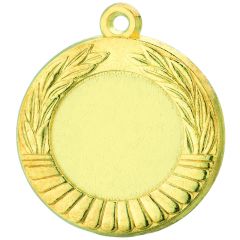 D12B Medaille 40 mm Ø (100 Stck.) inkl. Band o. Kordel und Emblem | unmontiert