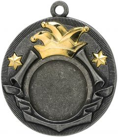 D52 Karneval Medaillen 50 mm Ø inkl. Emblem u. Kordel / Band | montiert