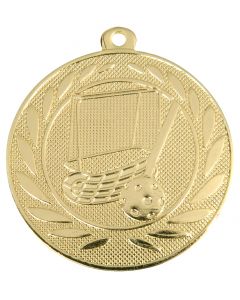 DI5000.W.SM Floorball Medaille 50 mm Ø inkl. Kordel / Band | unmontiert