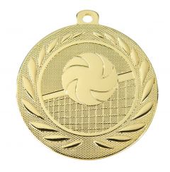DI5000.N Volleyball Medaillen 50 mm Ø inkl. Kordel / Band | montiert