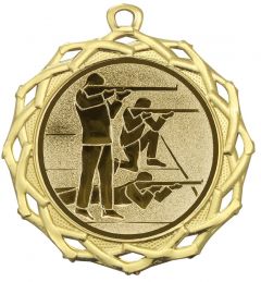 DI7003.217 Schützen Medaille 70 mm Ø inkl. Band / Kordel | montiert