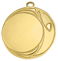 DI7006 Medaille 70 mm Ø inkl. Emblem u. Kordel / Band | montiert