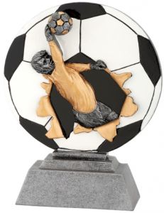 FG1025 Fussball Torhüter Pokalfigur Schwaben inkl. Beschriftung | 16,0 cm