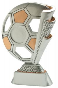 FG811 Fussball Kunstharz-Pokal inkl. Beschriftung | 13,0 cm