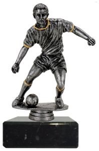 M34170 Fussball Pokal-Figur mit Marmorsockel | 10,8 cm