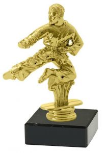 M38235 Karate Pokal-Figur mit Marmorsockel inkl. Beschriftung | 13,4 cm