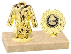M654.009 Judo Pokal inkl. Beschriftung | 10 x 12,5 cm