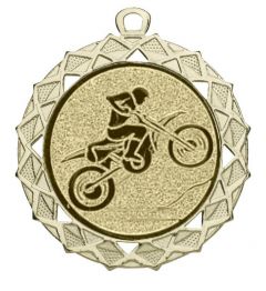 DI7003.253 Motocross  Medaille 70 mm Ø inkl. Band / Kordel | montiert