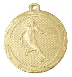 ME110.SM Fussball Medaille 45 mm Ø inkl. Kordel / Band | unmontiert