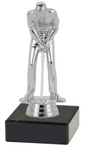 M342262 Golf - Herren Pokal-Figur mit Marmorsockel inkl.  Gravur | 15,1 cm