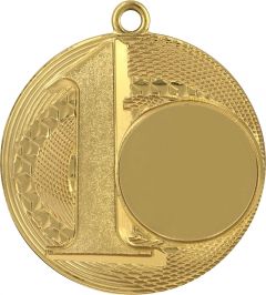 C5057 Sieger-Medaille 50 mm Ø inkl. Emblem u. Kordel / Band | montiert
