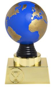 N30.01.501M Globus - Welt Pokale inkl. Emblem u. Beschriftung | 3 Größen