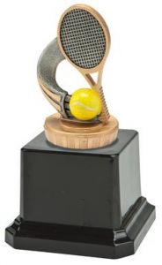 N78.FX008 Tennis Pokalfigur inkl. Beschriftung | 12,5 cm