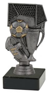 OUT202 Fussball Pokal-Figur inkl. Beschriftung | 14,0 cm