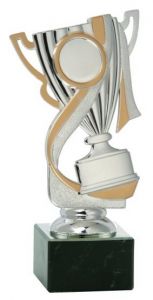 P98 Pokal-Trophäe inkl. Emblem u. Beschriftung | 15,0 cm