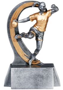 39737 Damen-Handball Pokalfigur inkl. Beschriftung | 18,0 cm