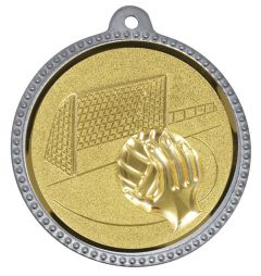 SME.026 Handball Medaillen 56 mm Ø inkl. Band / Kordel | montiert