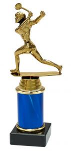 9.09.34438 Squash - Damen Pokal Trophäe inkl. Beschriftung | 19,9 cm