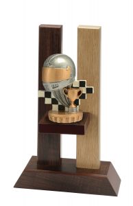 H330FX026 Motorsport Holz-Pokal Bergen op Zoom inkl. Beschriftung | 3 Größen