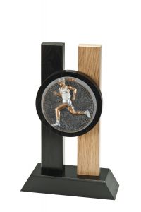 H340.28 Laufen - Läufer Holz-Pokal inkl. Beschriftung | 3 Größen