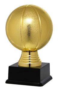Beschriftung Basketball-Pokal in Gold mit Figur "Basketball" in 3 Grössen inkl 
