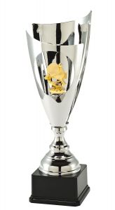 LT.048.019 Tischtennis Metall-Pokal mit Sportfigur inkl. Gravur | 3 Größen