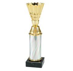 X900.02.526 Badminton Pokal inkl. Beschriftung | 3 Größen