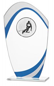 W550.09.308 Ski Alpin Glaspokal inkl. Beschriftung | 3 Größen