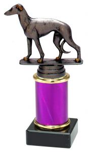 X9.154.34428 Windhund Pokal Trophäe inkl. Gravur | 17,2 cm