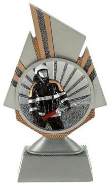 pokalspezialist Feuerwehr FG Pokal Trophäe mit Emblem 70 mm 3 Größen massiv 
